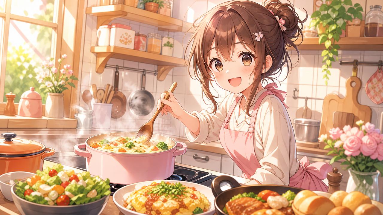 AI换装动漫-美食生活动漫